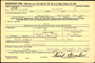 1942 WWII Draft Card Carl Lusler